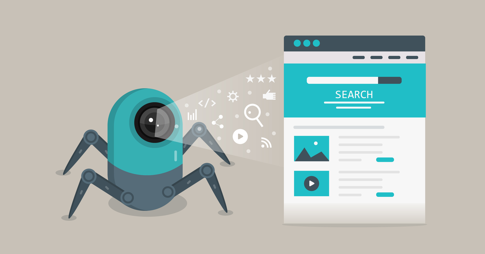 Bot Web crawlers giúp tìm hiểu và truy xuất các thông tin khi cần thiết