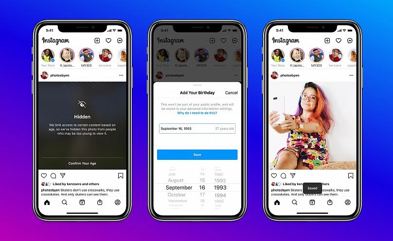 Instagram yêu cầu người dùng phải khai báo thông tin ngày sinh