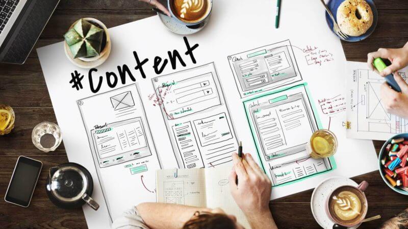 Content là những thông tin được sử dụng trên website