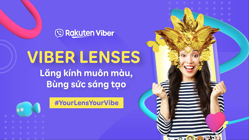 Viber Lenses độc quyền dành riêng cho thị trường Việt Nam