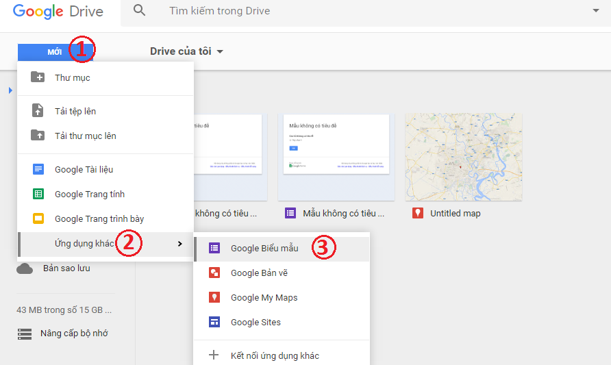 Tạo form liên hệ cho Blogspot bằng Google Drive biểu mẫu