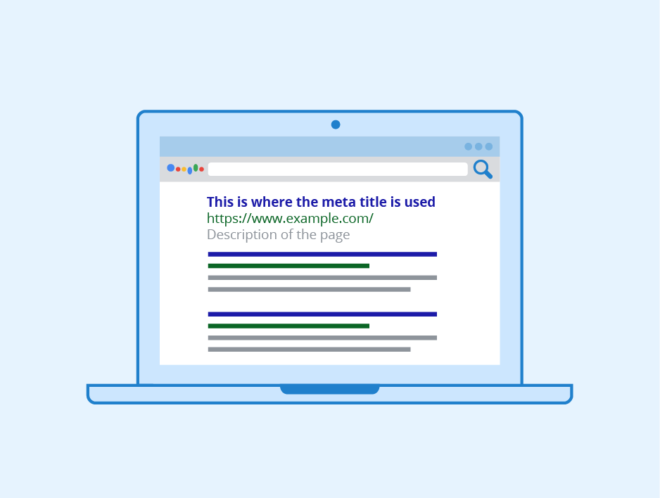 Meta title giúp công cụ tìm kiếm hiểu trang của bạn đề cập nội dung gì